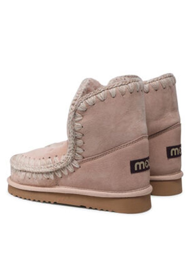 Mou Śniegowce Eskimo 18 FW101001A Różowy. Kolor: różowy. Materiał: zamsz, skóra