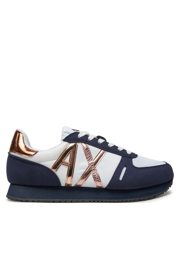 Sneakersy Armani Exchange. Kolor: niebieski