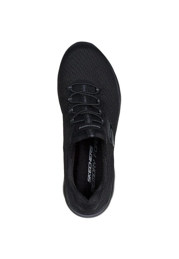 skechers - Adidasy Skechers Summits-summer Blush, Kobiety. Kolor: czarny. Materiał: materiał. Sport: fitness