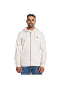 Quiksilver - Bluza na zamek BASIC ZIP Mężczyźni. Kolor: biały. Materiał: tkanina, poliester, bawełna
