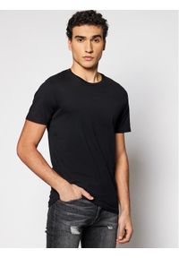 Jack & Jones - Jack&Jones T-Shirt Orrganic Basic 12156101 Czarny Slim Fit. Kolor: czarny. Materiał: bawełna