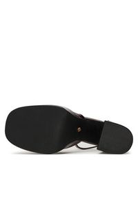 DeeZee Półbuty LW85478-6 Bordowy. Kolor: czerwony. Materiał: skóra #4