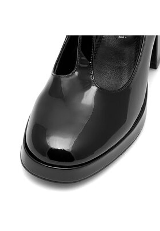 Sergio Bardi Półbuty WYL3717-2Z-SB Czarny. Kolor: czarny. Materiał: skóra, lakier