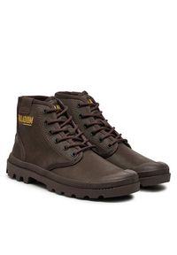 Palladium Trapery PAMPA HI COATED 74375-249-M Brązowy. Kolor: brązowy. Materiał: materiał