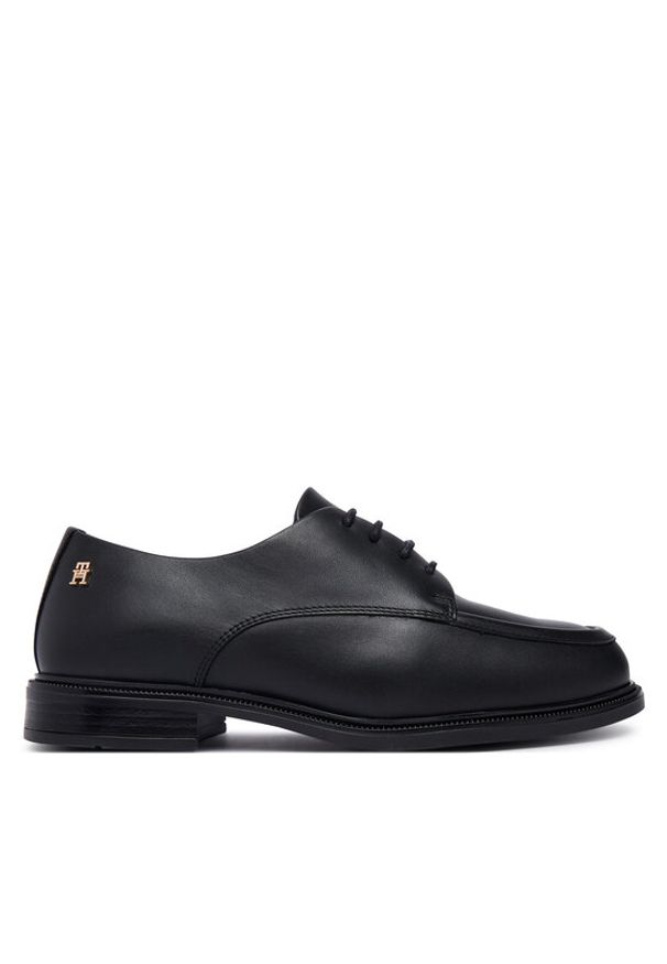 TOMMY HILFIGER - Tommy Hilfiger Oxfordy Classoc Leather Derby FW0FW09487 Czarny. Kolor: czarny. Materiał: skóra