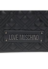 Love Moschino - LOVE MOSCHINO Torebka JC4000PP1ILA000A Czarny. Kolor: czarny. Materiał: skórzane