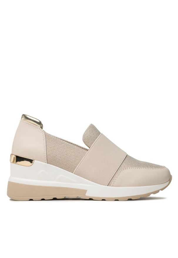 Clara Barson Sneakersy WS2229-22 Beżowy. Kolor: beżowy. Materiał: materiał