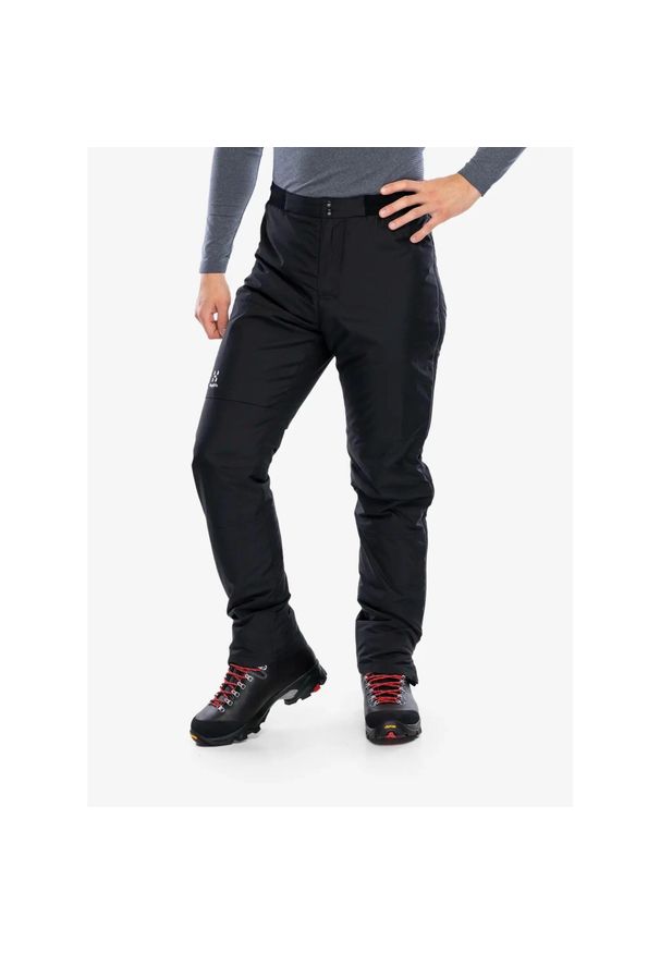 Haglöfs - Spodnie ocieplane męskie Haglofs Mimic Silver Pant. Kolor: czarny. Sezon: zima. Sport: narciarstwo