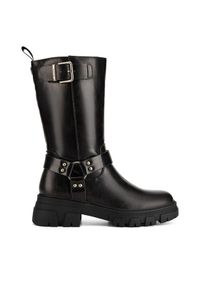 MEXX Botki MI001805043W Czarny. Kolor: czarny. Materiał: skóra