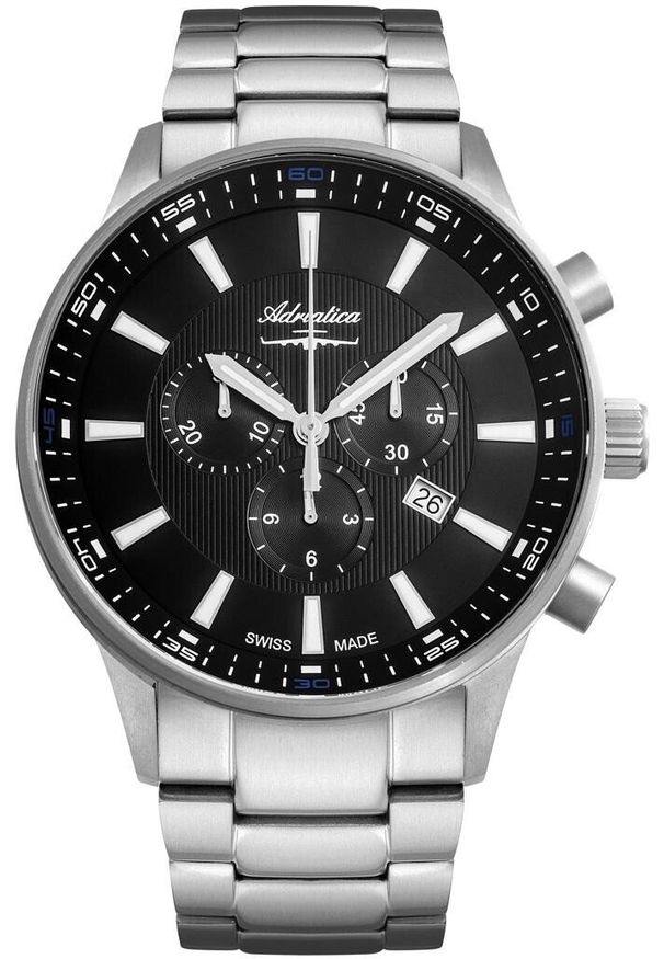 Zegarek Adriatica Zegarek męski Adriatica A8281.4114CH szary. Kolor: szary