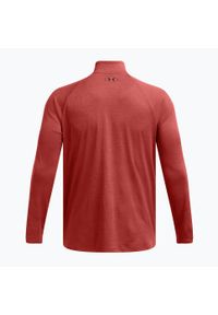 Longsleeve męski Under Armour Tech Textured 1/2 Zip. Kolor: czerwony. Długość rękawa: długi rękaw