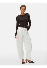 Vero Moda Jeansy Billie 10341028 Biały Barrel Fit. Kolor: biały #2