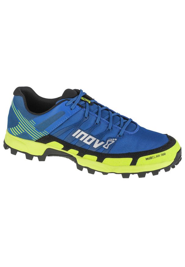 Inov-8 - Buty do biegania męskie, Mudclaw 300. Kolor: żółty, wielokolorowy, niebieski, zielony. Materiał: guma, materiał, syntetyk