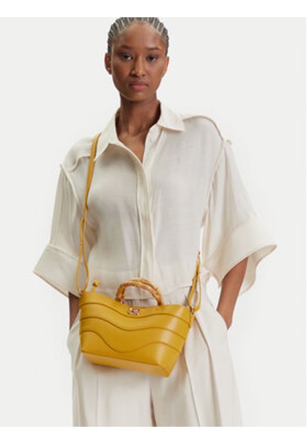 Marella Torebka Dinda 2513511027200 Żółty. Kolor: żółty. Materiał: skórzane