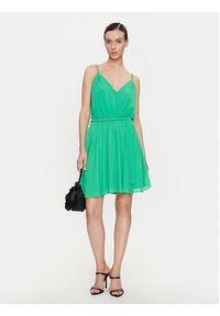 Morgan Sukienka letnia 241-RENODO Zielony Loose Fit. Kolor: zielony. Materiał: syntetyk. Sezon: lato