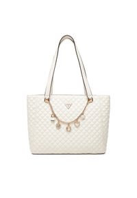 Guess Torebka Everlee HWEG86 79250 Écru. Materiał: skórzane