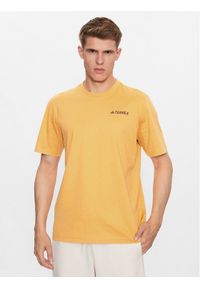 Adidas - adidas T-Shirt IL2647 Żółty Regular Fit. Kolor: żółty. Materiał: bawełna #1