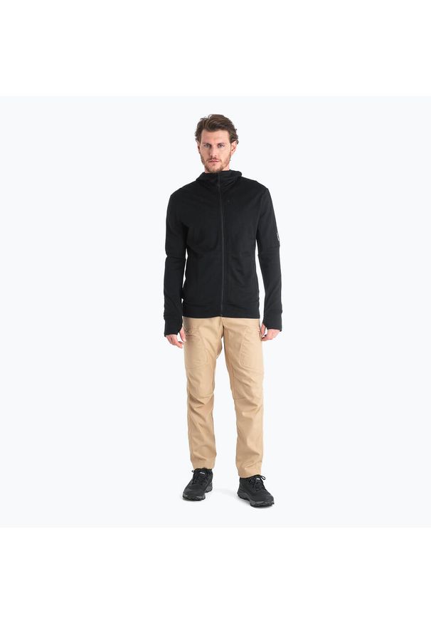 Icebreaker - Bluza trekkingowa męska icebreaker Merino 260 Quantum IV. Kolor: czarny