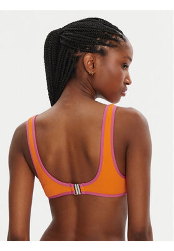 Seafolly Góra od bikini Beach Bound 31467-072 Pomarańczowy. Kolor: pomarańczowy. Materiał: syntetyk