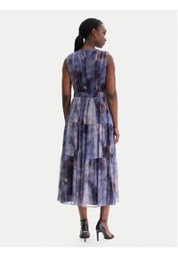 DKNY Sukienka koktajlowa P5KBGD66 Granatowy Regular Fit. Kolor: niebieski. Materiał: syntetyk. Styl: wizytowy #4