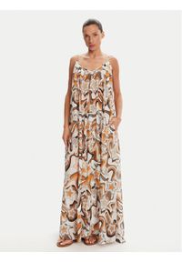 Devotion Twins - Devotion TWINS Sukienka letnia Athina 025.385G Kolorowy Loose Fit. Materiał: bawełna. Wzór: kolorowy. Sezon: lato