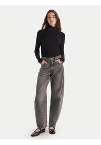 Liu Jo Golf MF5229 MS49I Czarny Regular Fit. Typ kołnierza: golf. Kolor: czarny. Materiał: wiskoza #4