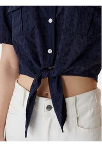 Guess Jeans Koszula W6GHA3 WO331 Granatowy Regular Fit. Kolor: niebieski. Materiał: bawełna #2