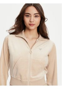 Guess Bluza V3BQ22 K0232 Beżowy Regular Fit. Kolor: beżowy. Materiał: syntetyk #5