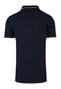 Oryginalna Koszulka Polo - Brave Soul - Granatowa. Okazja: na co dzień. Typ kołnierza: polo. Kolor: niebieski. Materiał: bawełna. Styl: casual