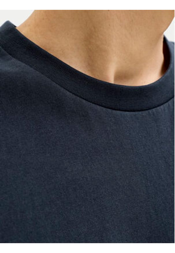 Jack & Jones T-Shirt Blucaleb 12293019 Granatowy Regular Fit. Kolor: niebieski. Materiał: bawełna