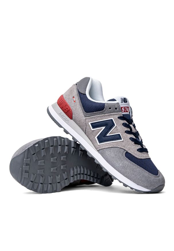 New Balance 574 szare (ML574EAD). Kolor: szary. Materiał: materiał, guma. Szerokość cholewki: normalna. Model: New Balance 574
