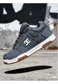 DC Shoes Sneakersy CEO-V5-10121 Szary. Kolor: szary. Materiał: skóra #7