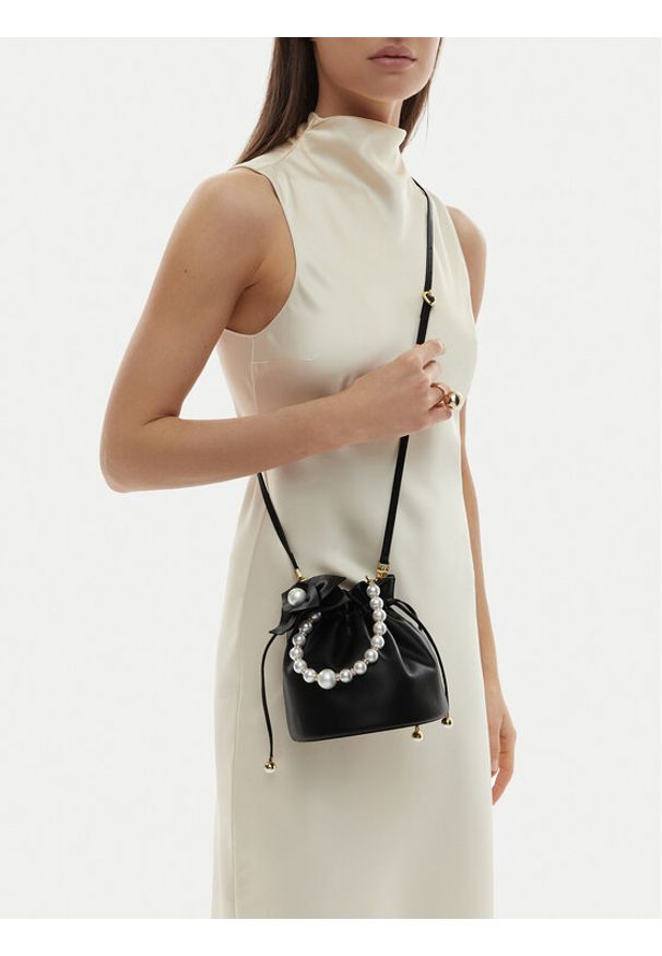 Gino Rossi - GINO ROSSI Torebka EO-ROSE-LA224-19454 Czarny. Kolor: czarny. Materiał: skórzane