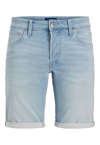 Jack & Jones - Jack&Jones Szorty jeansowe Rick 12269609 Niebieski Regular Fit. Kolor: niebieski. Materiał: bawełna #7
