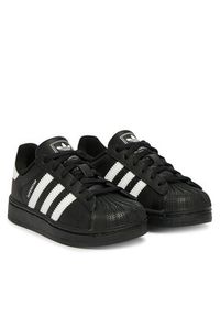 Adidas - adidas Sneakersy Superstar II C JH9981 Czarny. Kolor: czarny. Materiał: skóra. Model: Adidas Superstar #4