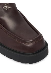 Calvin Klein Loafersy HW0HW03044 Bordowy. Kolor: czerwony. Materiał: skóra #6