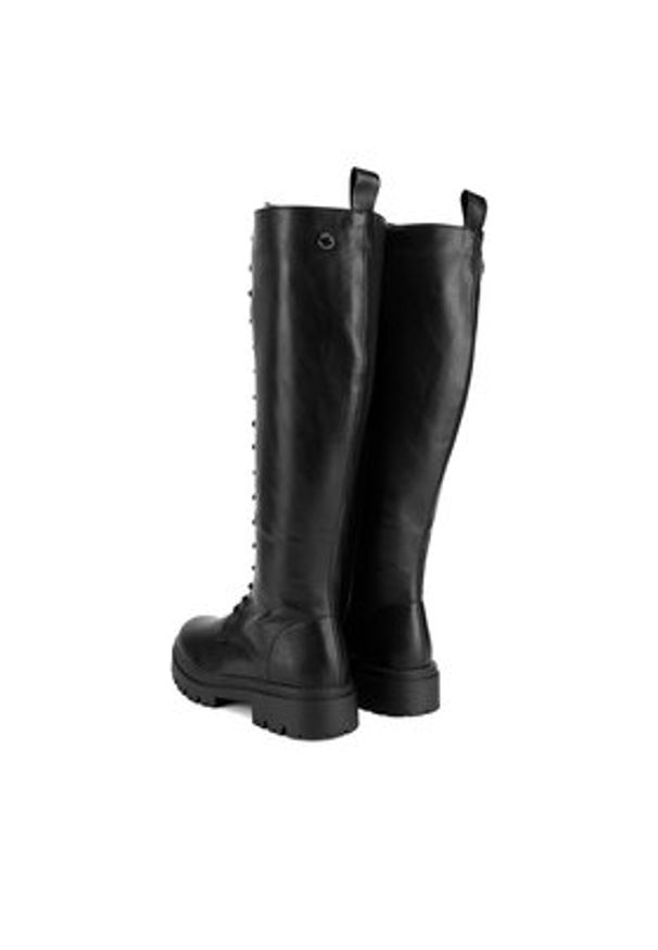 DeeZee Kozaki WS5865-26 Czarny. Kolor: czarny. Materiał: materiał