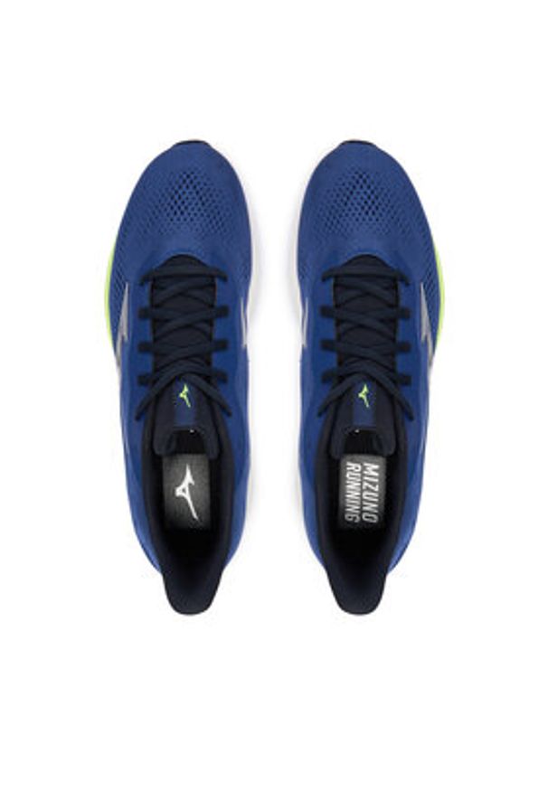 Mizuno Buty do biegania Wave Serene 2 J1GC2559 Granatowy. Kolor: niebieski. Materiał: zamsz, skóra. Model: Mizuno Wave