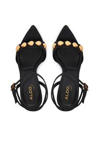 Aldo Sandały Leara 14298695 Czarny. Kolor: czarny. Materiał: materiał #4