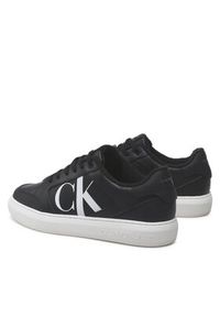Calvin Klein Jeans Sneakersy Casual Cupsole Lth-Pu Mono YM0YM00573 Czarny. Okazja: na co dzień. Kolor: czarny. Materiał: skóra #6