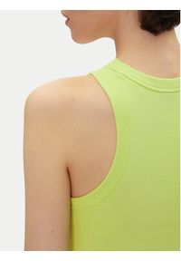 Hugo - HUGO Top Baby Tank_B 50511450 Zielony Slim Fit. Kolor: zielony. Materiał: bawełna #5