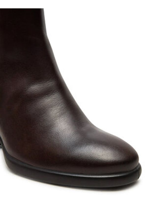 ecco - ECCO Botki Sculpted Lx 55 22270301178 Brązowy. Kolor: brązowy. Materiał: skóra