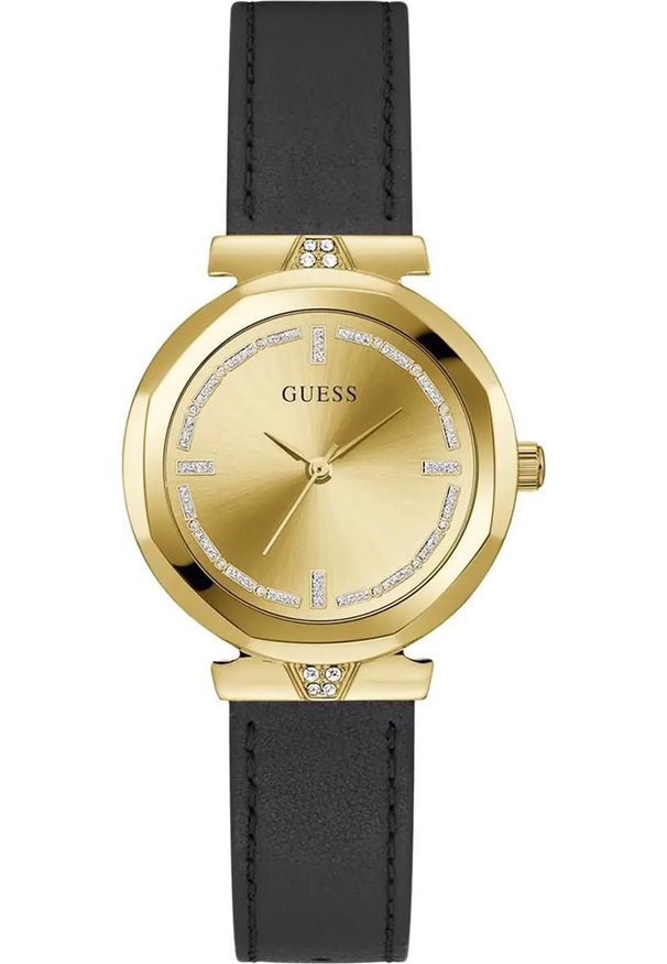 Zegarek Guess Zegarek damski Guess GW0689L2 CYRKONIE czarny. Kolor: czarny