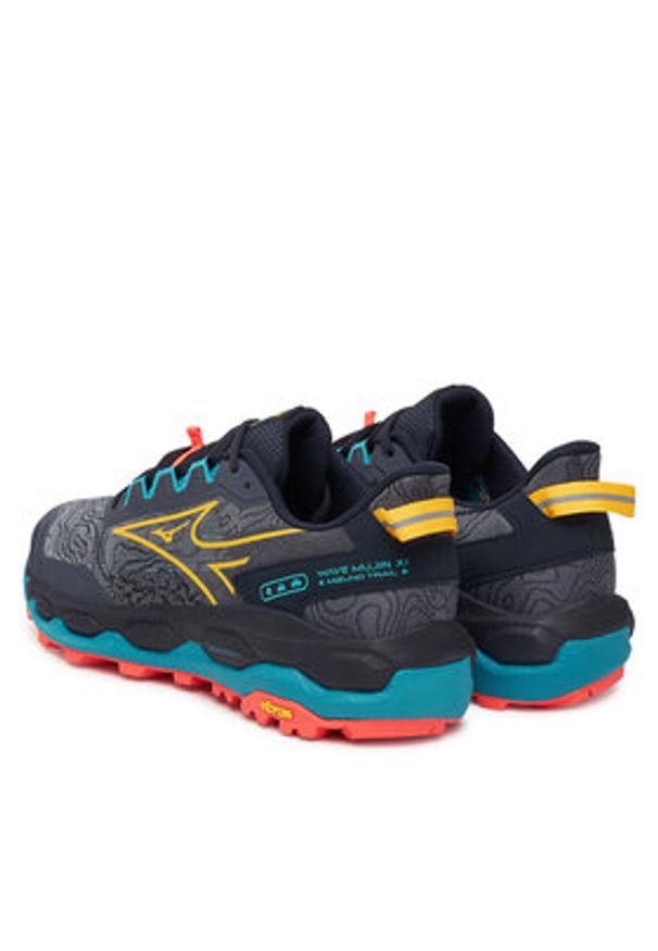 Mizuno Buty do biegania Wave Mujin 11 J1GJ2570 Czarny. Kolor: czarny. Materiał: materiał. Model: Mizuno Wave