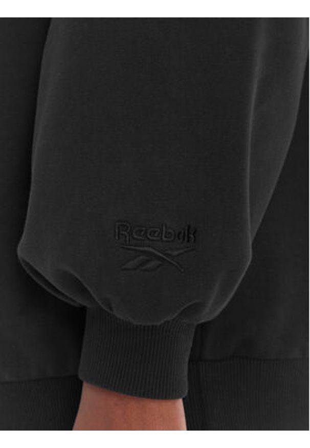 Reebok Bluza Reebok x Ewa Chodakowska Kalina RK25622CCW Czarny Relaxed Fit. Kolor: czarny. Materiał: bawełna