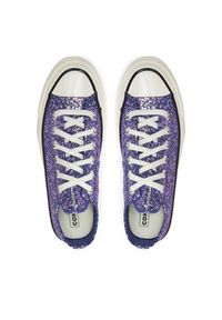 Converse Trampki Chuck 70 Glitter A11134C Granatowy. Kolor: niebieski. Materiał: materiał #6