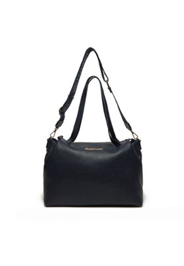 VALENTINO - Valentino Torebka Blossom Re VBS8P201 Granatowy. Kolor: niebieski. Materiał: skórzane