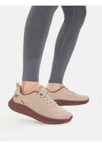 skechers - Skechers Sneakersy Bobs Moda Flex 117731/NAT Beżowy. Kolor: beżowy. Materiał: materiał #1