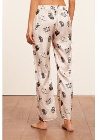 Etam spodnie piżamowe Asthro damskie kolor szary. Kolor: szary #2