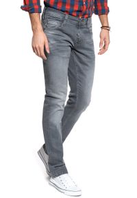 Mustang - SPODNIE MĘSKIE MUSTANG Oregon Tapered DENIM GREY 1009375 4500 313 #7